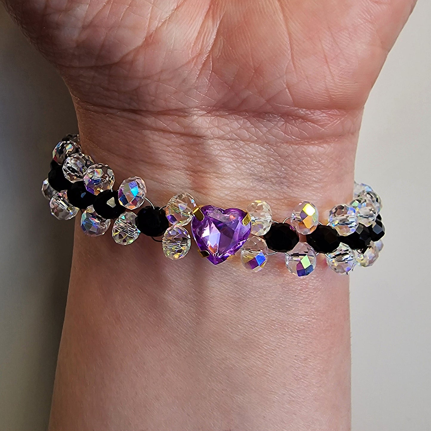 Purple Heart Bracelet