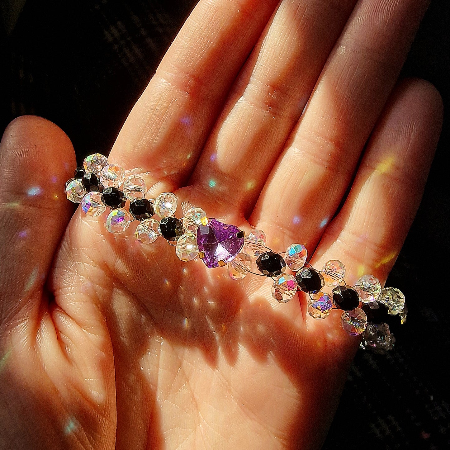 Purple Heart Bracelet