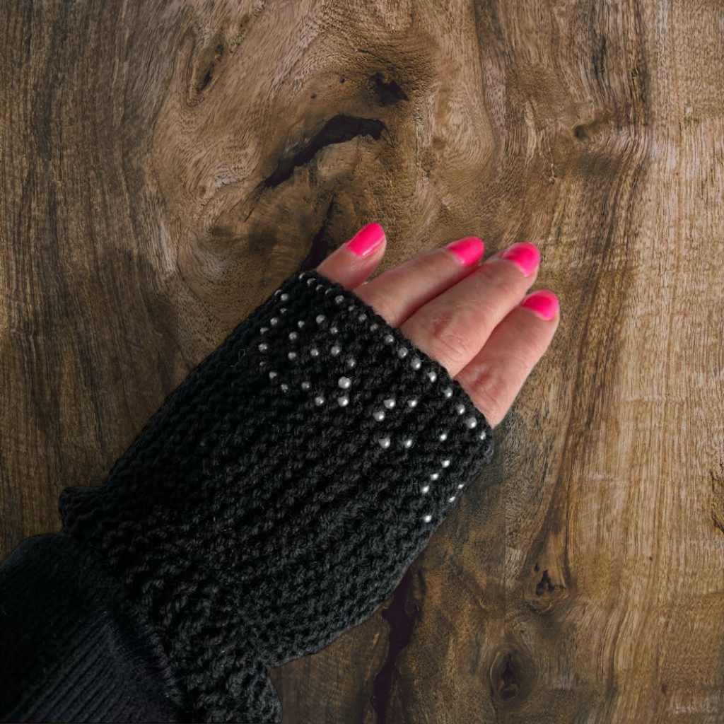 Swirl Pattern Mittens (Merino Wool)