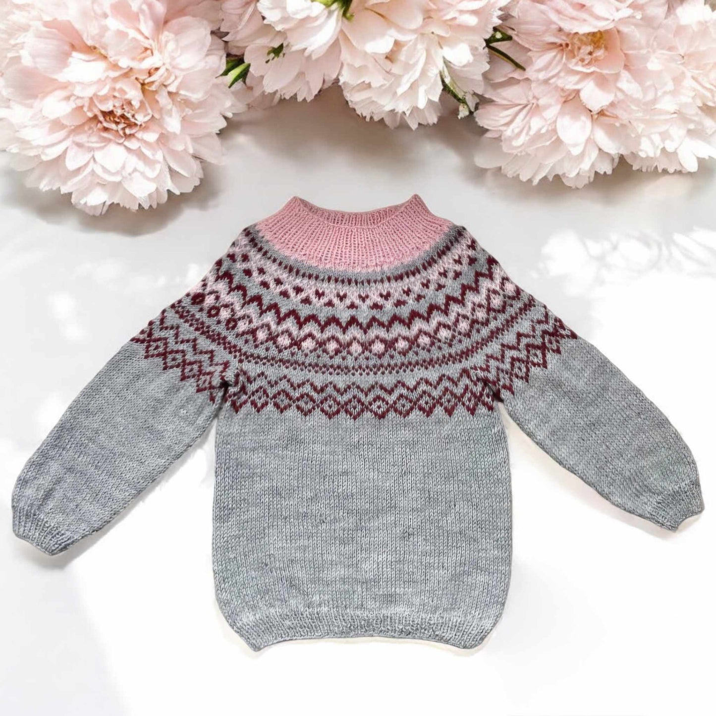 Children Birta Sweater (Rauma Wool)