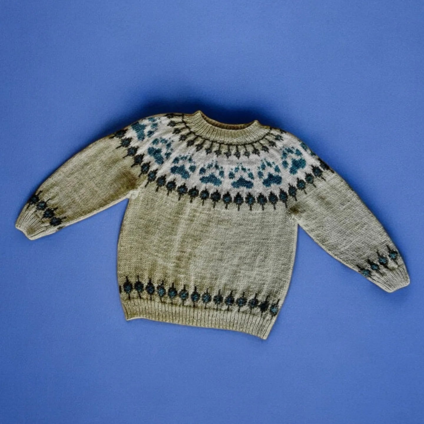 Children Snow Trail Sweater (65% Peruvian Wool - 35% Alpaca Wool Blend)