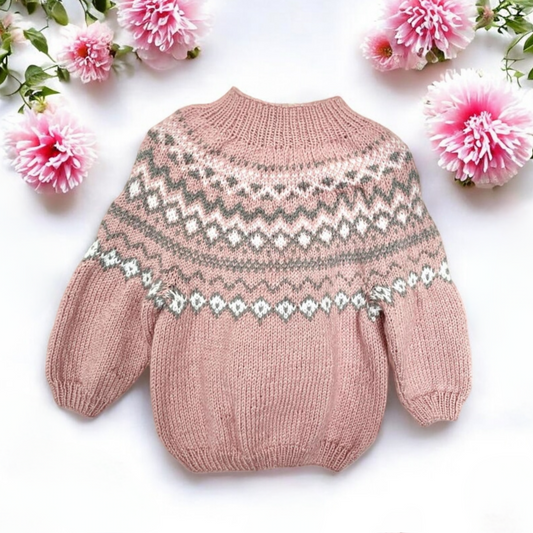 Children Birta Sweater (Acrylic/Metallic Yarn)