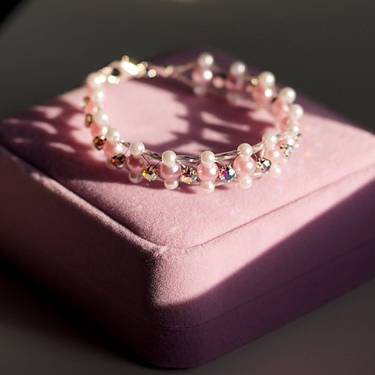 Crystal Shine Bracelet and Earrings