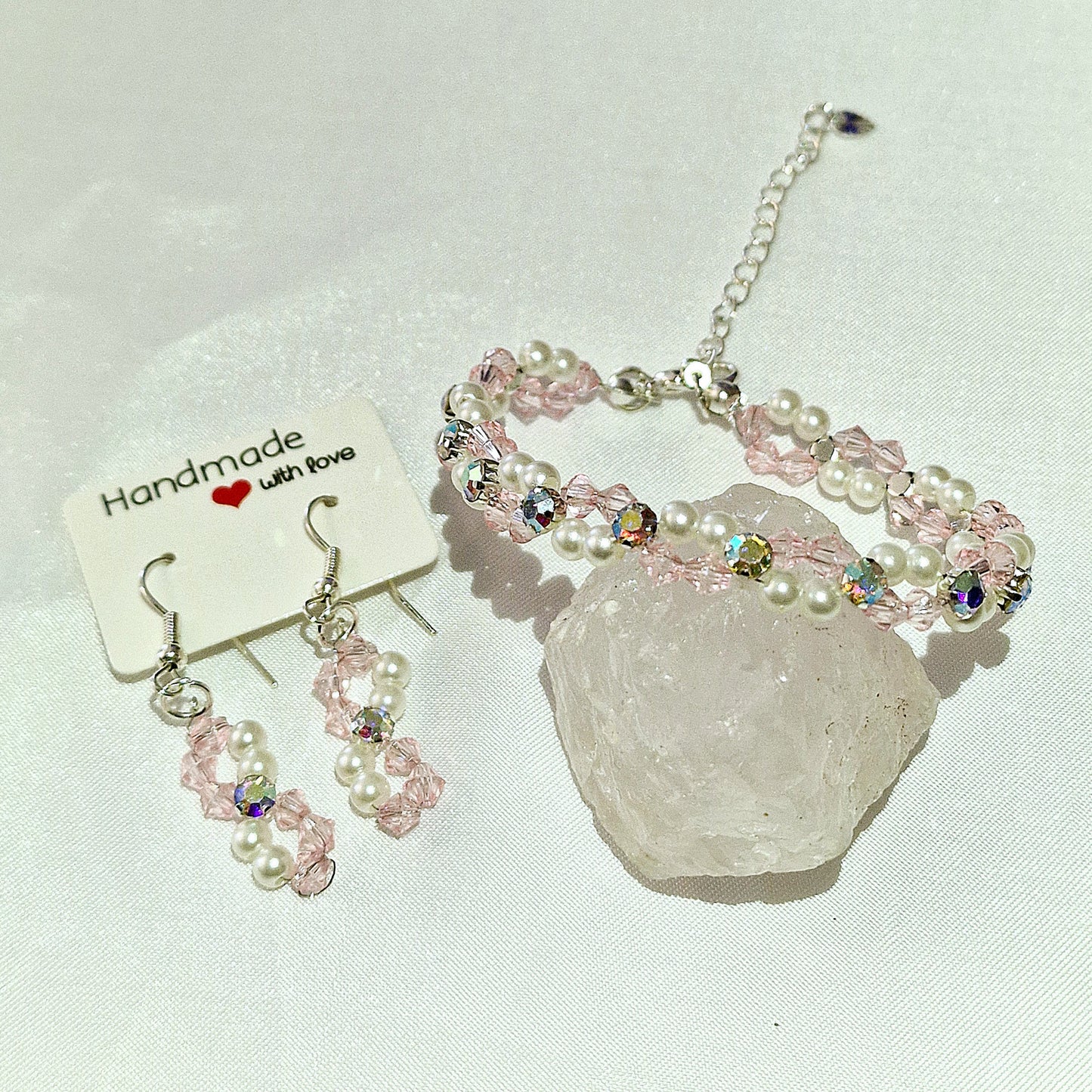 The Luxe Bracelet and Earrings