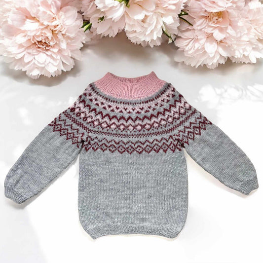 Children Birta Sweater (Rauma Wool)