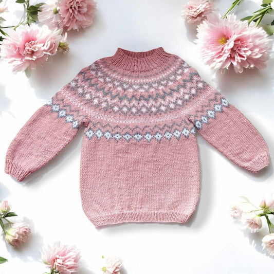 Children Birta Sweater (Acrylic/Metallic Yarn)