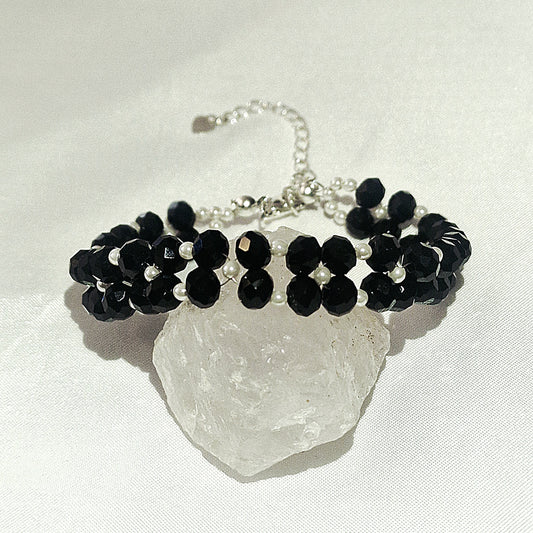 Midnight Pearl Bracelet