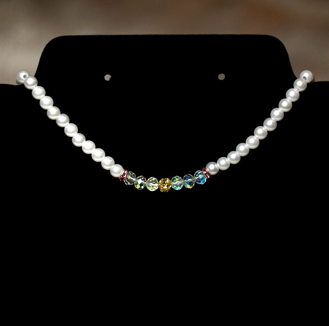 Pearl Necklace and Bracelet