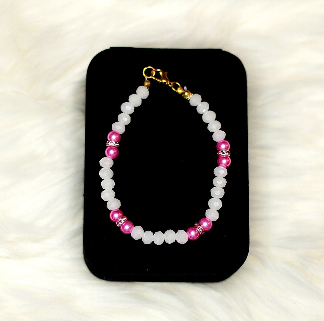 Pink Lady Necklace and Bracelet