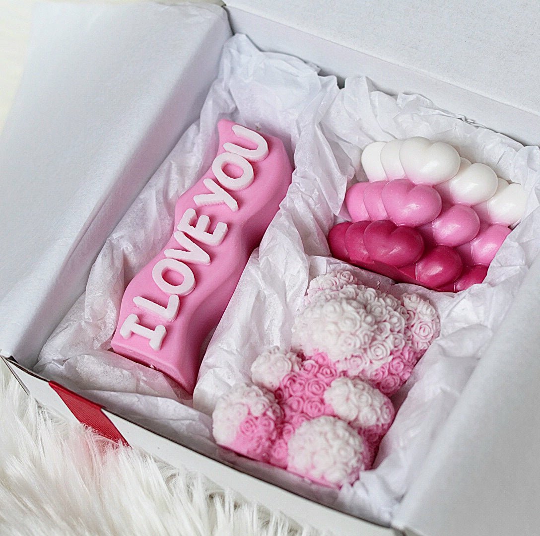 Pink Valentine’s Gift Box Set of 3