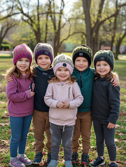 Dziecięca czapka Creeper (wełniana)