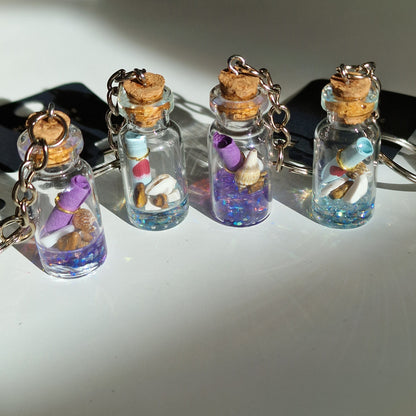 Message in a Bottle Keychain
