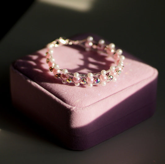 Crystal Shine Bracelet and Earrings