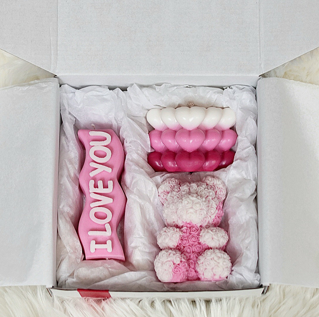 Pink Valentine’s Gift Box Set of 3