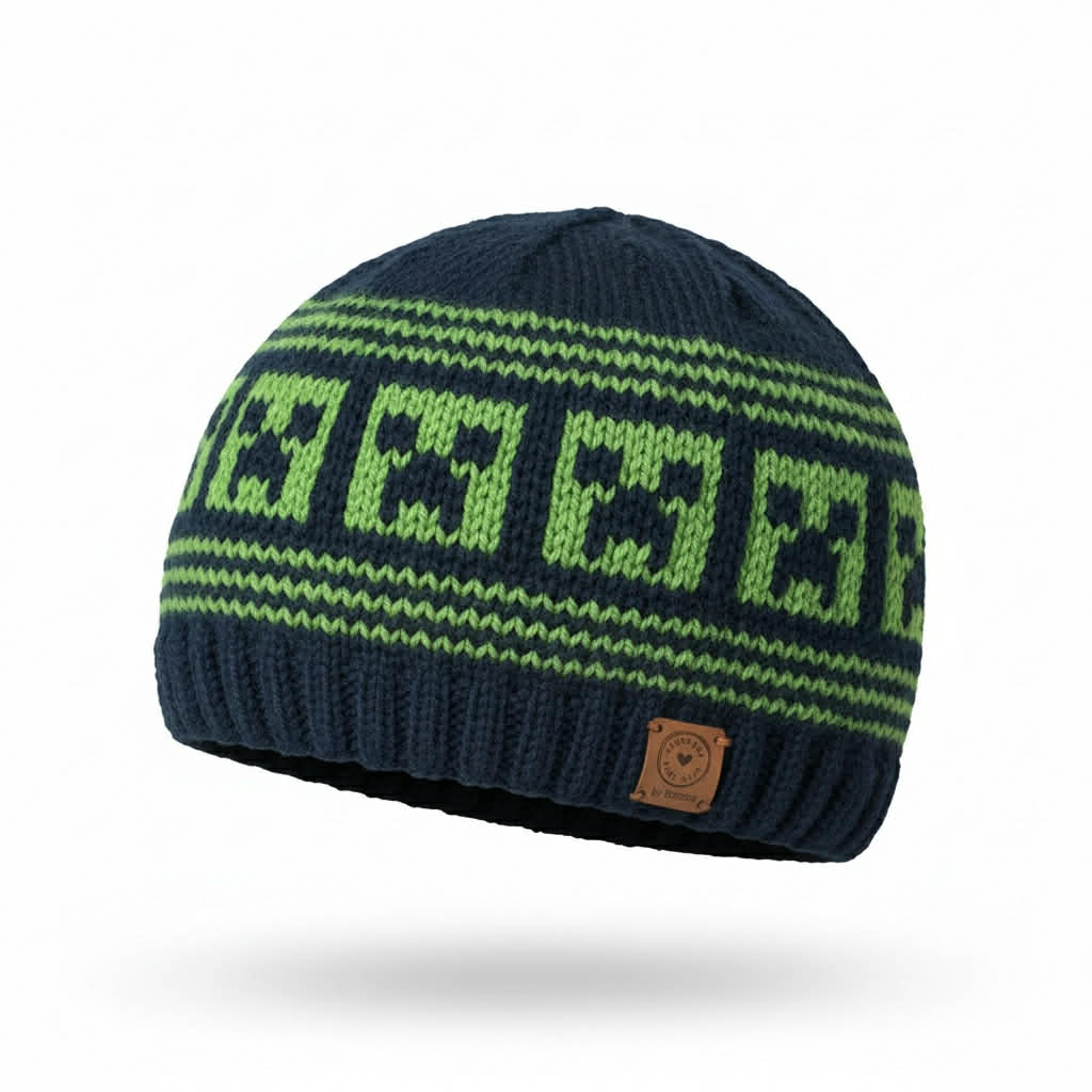 Creeper húfa fyrir börn (ull)