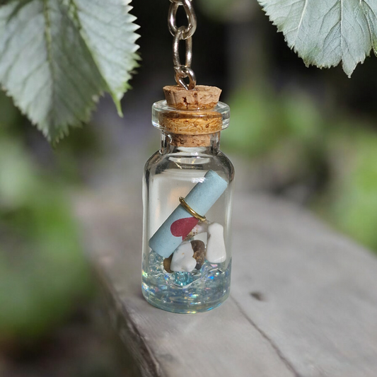 Message in a Bottle Keychain