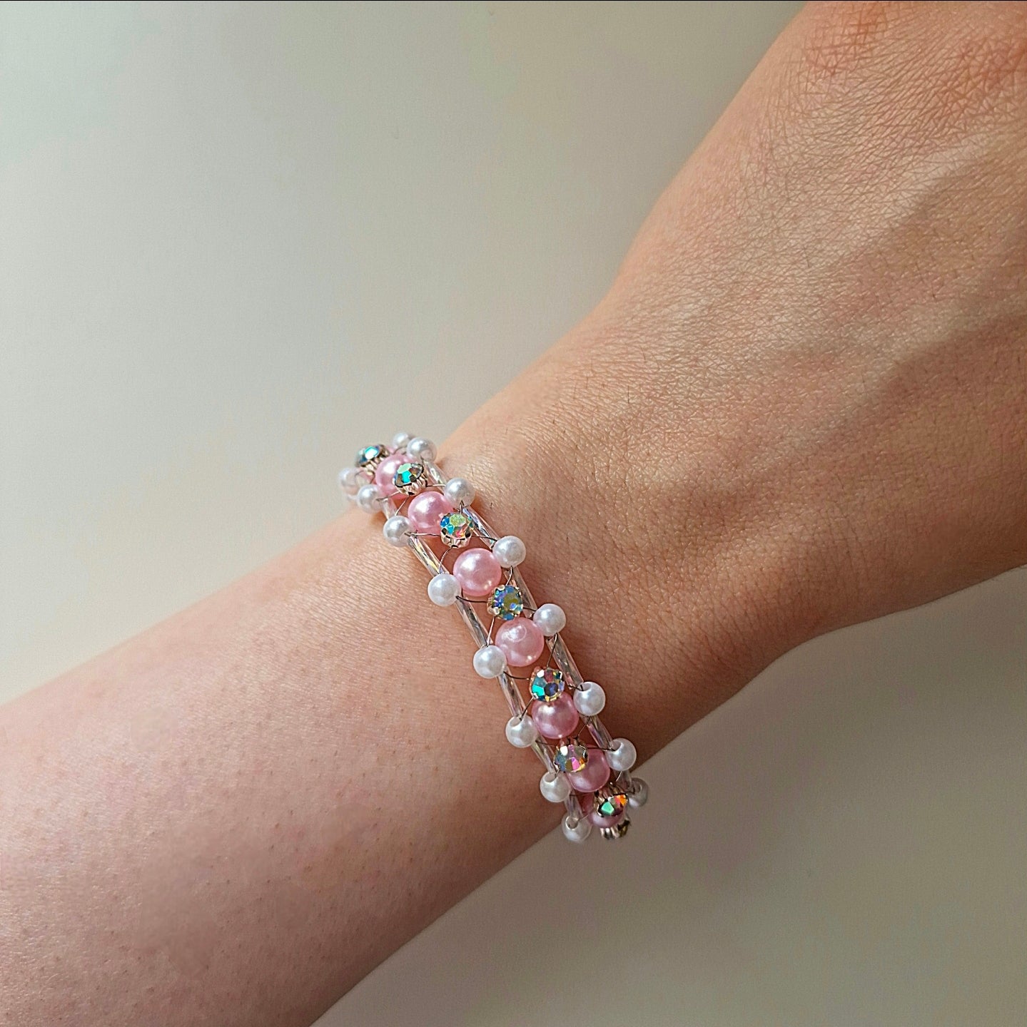 Crystal Shine Bracelet and Earrings