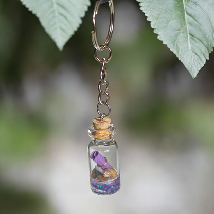 Message in a Bottle Keychain
